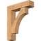 Ekena Millwork Westlake Block Smooth Bracket w/ Offset Brace, Western Red Cedar, 7 1/2"W x 30"D x 36"H BKT0806X30X36WTL05SWR - alternate 1